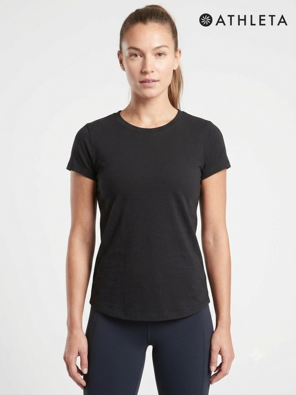 Athleta Foundation Slim Tee size small